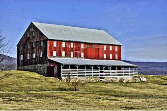 BARN NEAR CATOCTIN MOUNTAIN WINTER