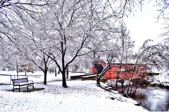 COVERED BRIDGE AT CARROLL CREEK
