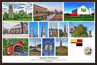 SIMPLY FREDERICK FRAMED CANVAS