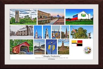 SIMPLY FREDERICK ESPRESSO FRAMED SATIN LUSTRE PRINT
