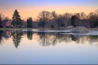 WINTER ON CUELLER LAKE